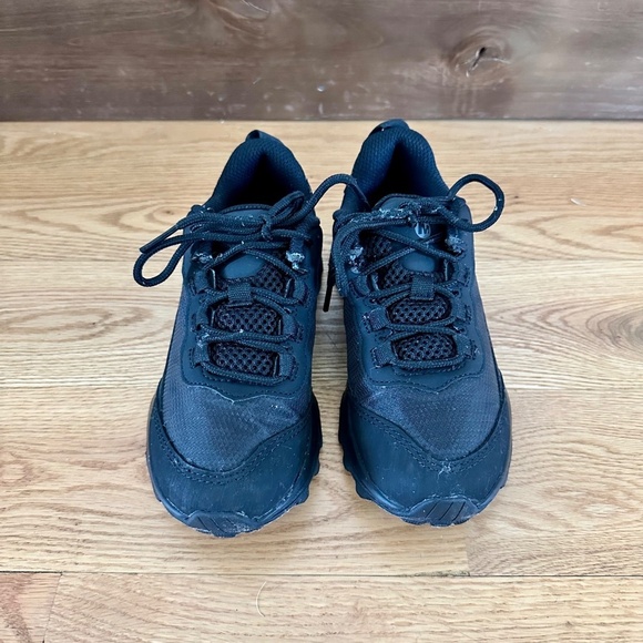 Merrell Kids Moab Speed Low Waterproof (Little Kid) in Black - Size 1 - Picture 3 of 11